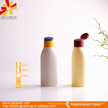 HDPE 125ml bottle with flip cap